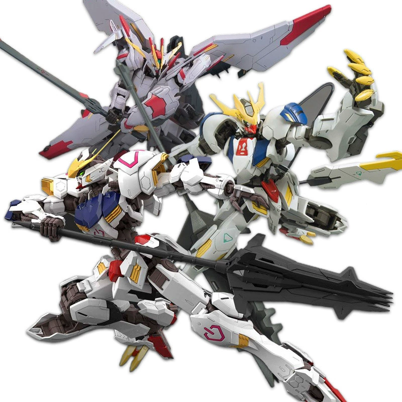 Собранная модель Bandai SDTVHGMGPG Iron-Blooded Orphan Barbatos Sirius Emperor Form Robot