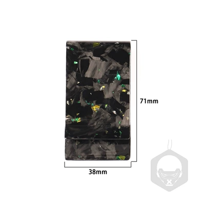 Carbon fiber edc wallet Multimediya və saxlama aksesuarları - forging-craft-wallet-colored-gold-foil