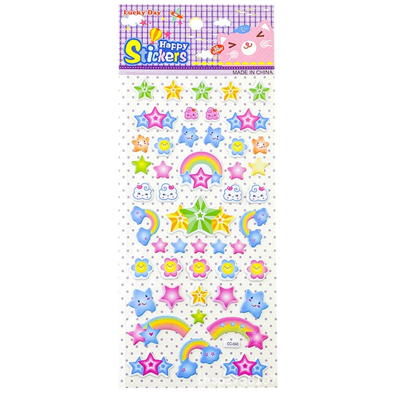 Award for kindergarten, children's three dimensional sticker, cute dinosaur for dressing up, in 3d format, Korean style, factory direct supply