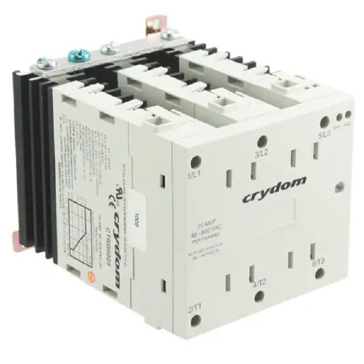 Crydom大电流固态无触点接触器SSC三相固态继电器型号CTRD6025
