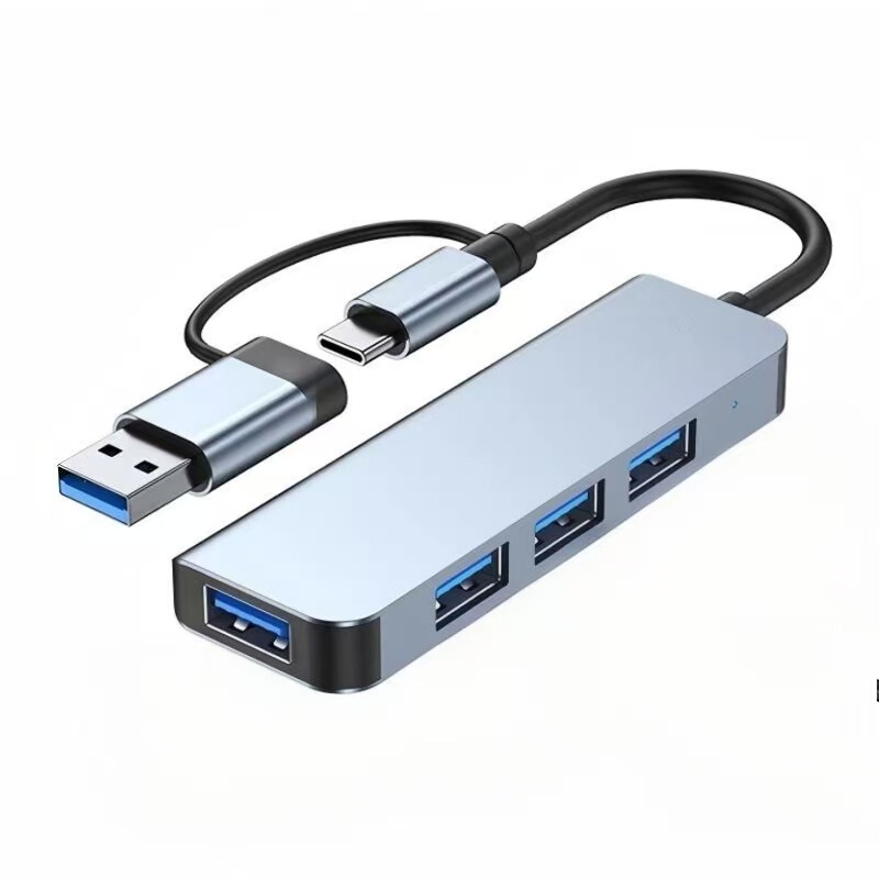 Dual-head 4-in-1 USB3.0 docking station hub 5Gbps multi-interface HUB splitter all 3.0 ports Dual-head 4-in-1 USB3.0 docking station hub 5Gbps multi-interface HUB splitter all 3.0 ports