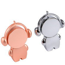 金属卡通u盘16g可爱创意音乐人U盘32g企业宣传纪念礼品优盘印logo