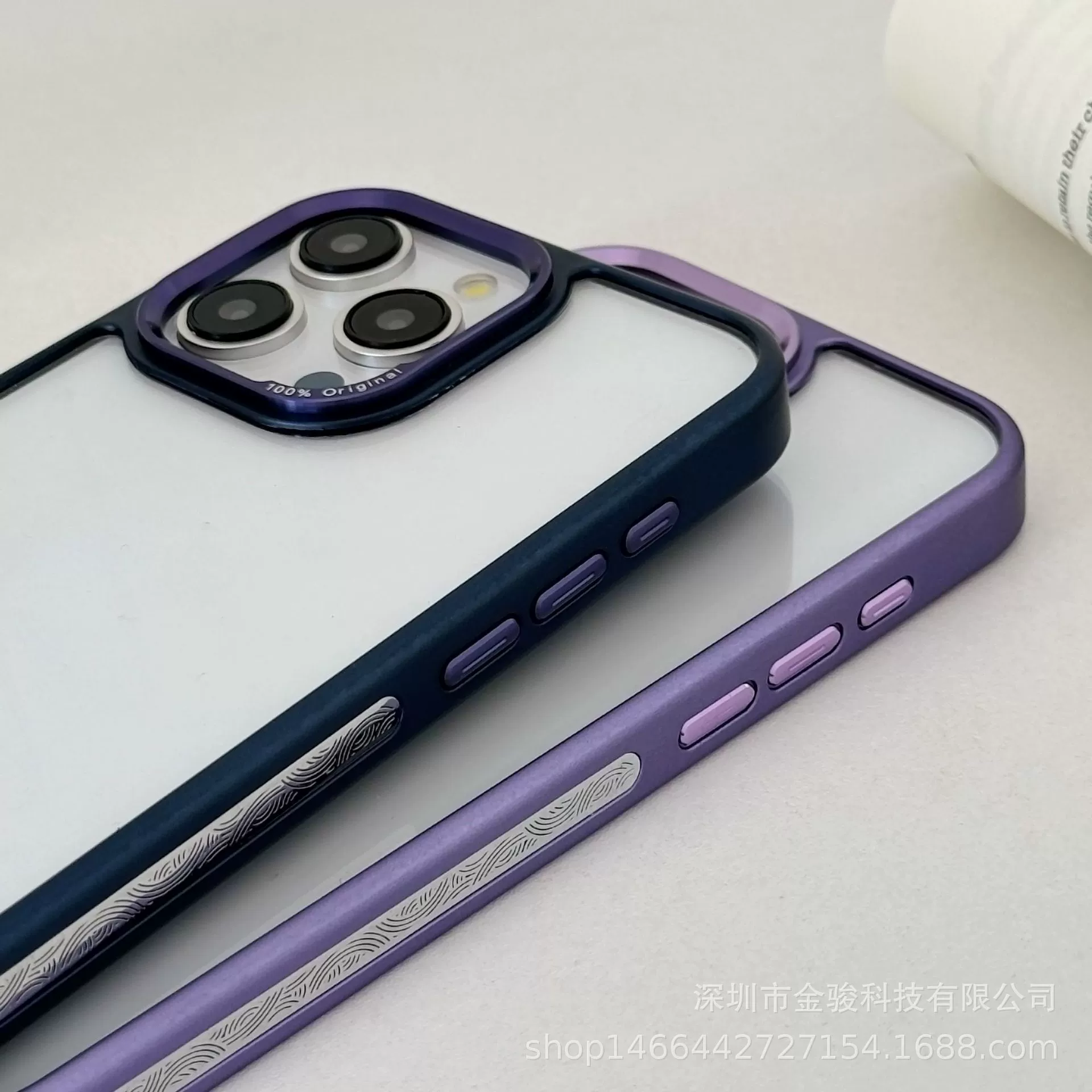 Apple, iPhone 16, металлический прозрачный акриловый чехол для телефона, совместимый защитный чехол, iphone, оптом