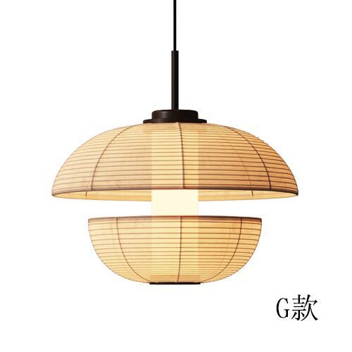 Habitación de estilo japonés, restaurante de estilo tranquilo, habitación creativa, alojamiento residencial, caja de té Zen, tela, lámpara de sala de estar, candelabro