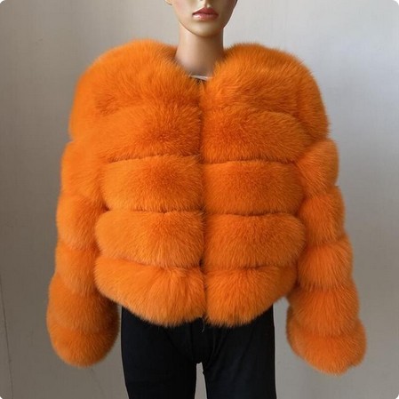 Women's Casual Solid Color Hidden Buckle Coat Faux Fur Coat display picture 10