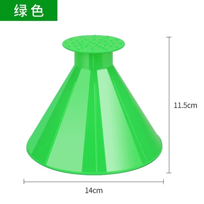 Snow removal shovel for car: Kempinq və səyahət - upgraded-and-thickened-green