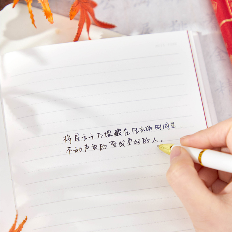 Temporada de examen de recolección A5 tapa dura Título de la lista de oro Estudiante Examen de ingreso a la escuela secundaria Temporada de graduación Libro de bendición Cuaderno de escritura