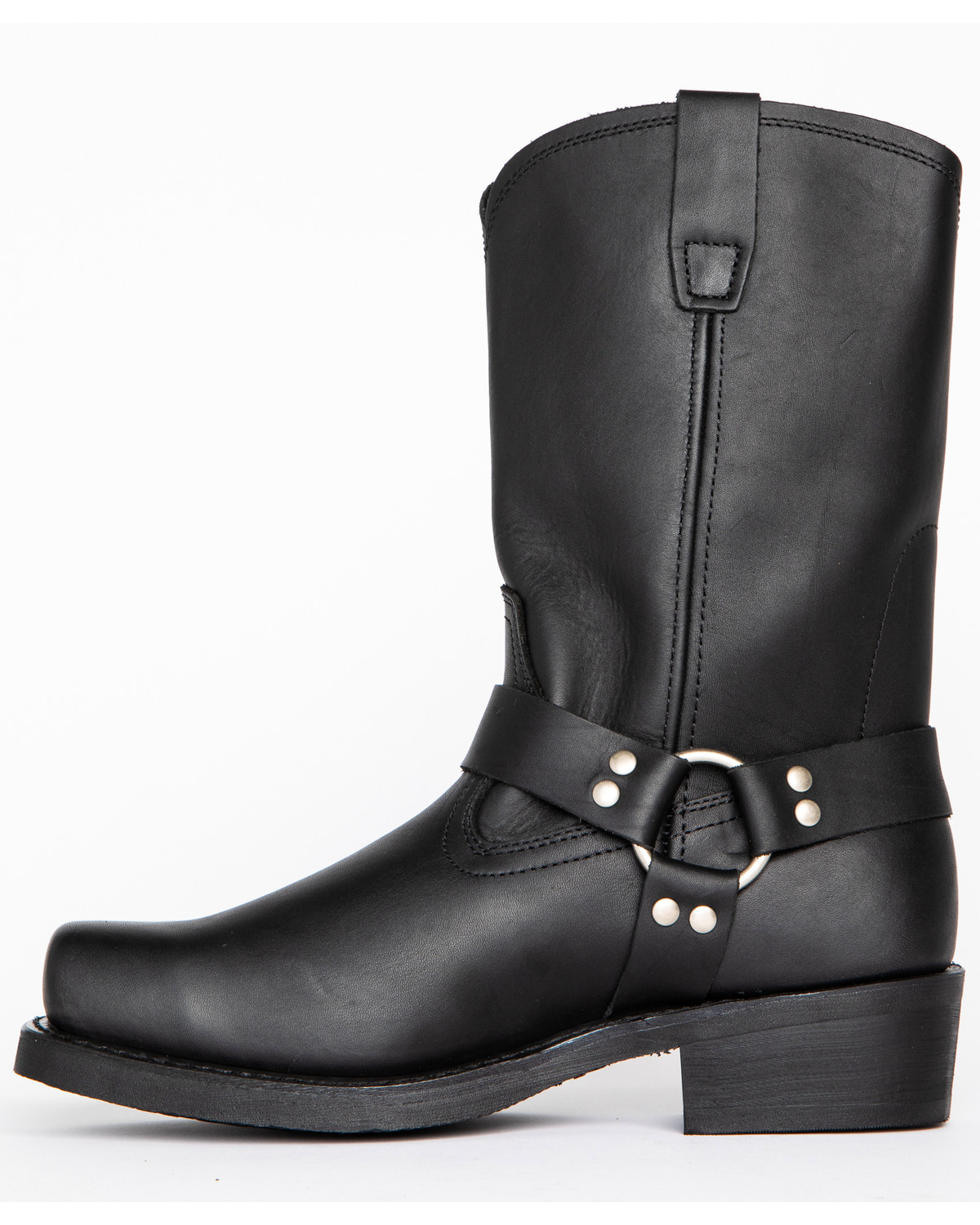 Botas de vaquero con suela de madera hechas a mano Aumento de 4,5 cm Zapatos de hombre Botas de hombre cuadradas_voghion.com