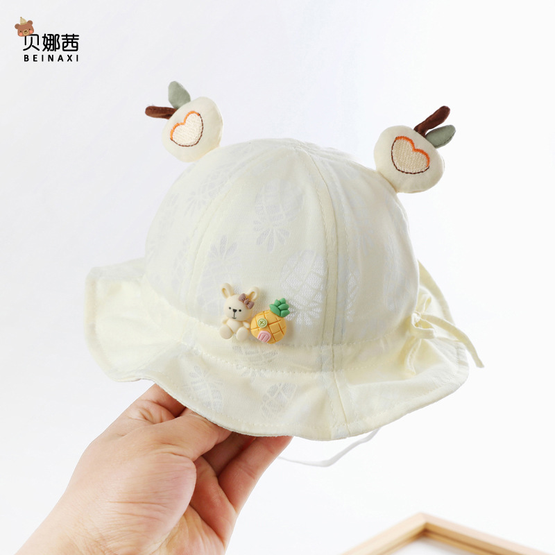 Baby pescador sombrero primavera-verano 2023 nuevo lindo super lindo sombrero de bebé sombrero de sol para mujeres y hombres sombrero de bañera de sol sombrero de sol