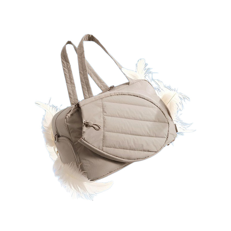 Bolsa de tenis acolchada bolsa de mano esponjosa bolsa deportiva de mujer raqueta cubierta plegable portátil zapato almacén bolso de hombro image 5
