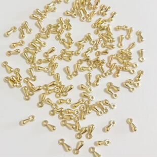 Electroplated CCB Extended Chain Capping Water Drop Pendant DIY Handmade Accessories Bracelet Necklace Tail Chain Pendant