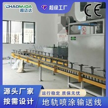 噴漆地軌線噴粉地軌輸送塗裝生產線電飯鍋噴塗機烘干一體化地軌線