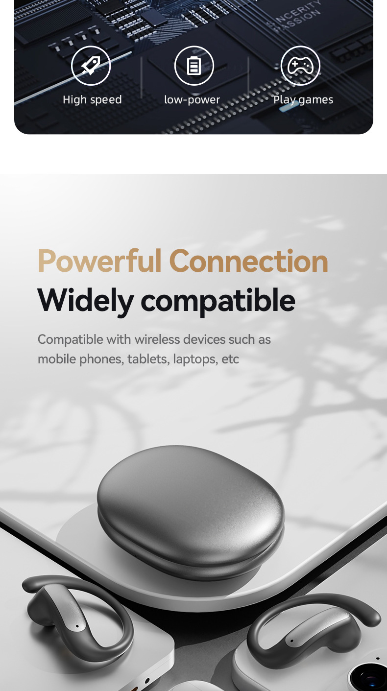 Wireless Sports Ear-hook Headphones With Long Battery Life_voghion.com