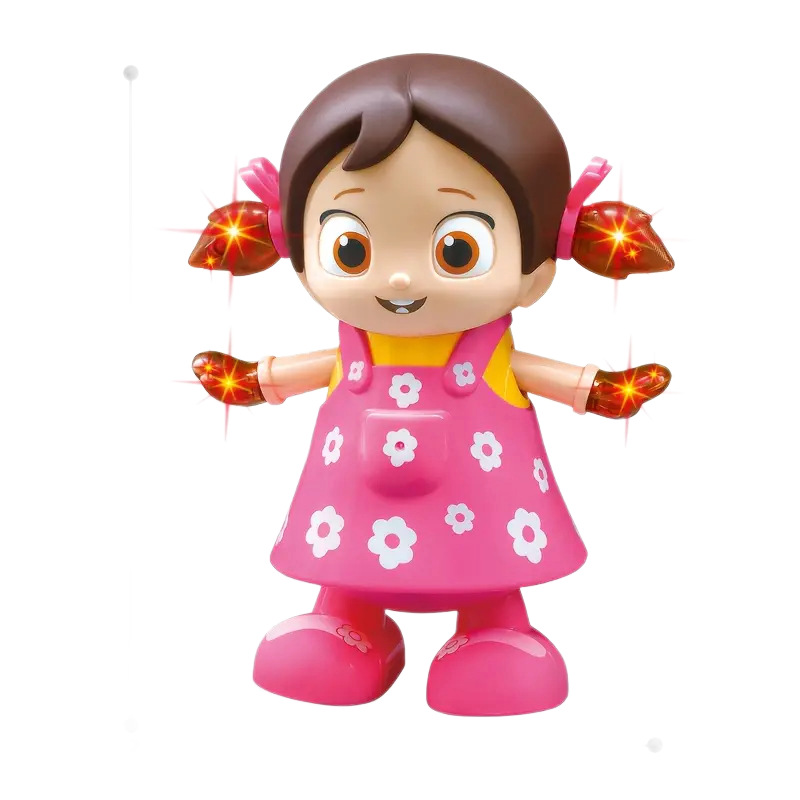 Muñecas eléctricas transfronterizas lindas juguetes pueden cantar y bailar simulación recargable regalos de cumpleaños electrónicos para niños