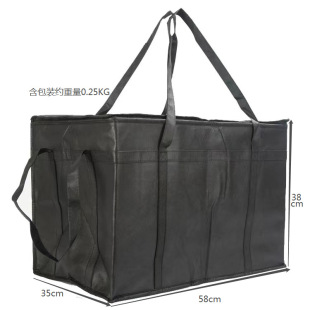In stock cross-border large capacity extra large non-woven thermal bag aluminum foil outdoor portable camping lunch thermal bag