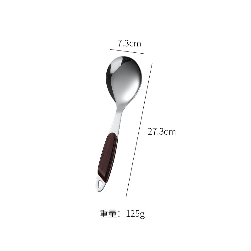 ステンレス家庭用調理器具木目柄断熱キッチン炒め鍋シャベル料理シャベルスプーンセット卸売り|undefined