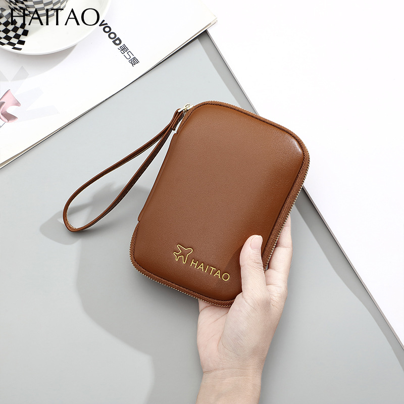 Bolsa de tarjetas, pasaporte, clip, bolsa de llaves, cremallera multifuncional, bolsa de cambio en un solo documento, bolsa de almacenamiento para lápiz labial, bolsa de auriculares