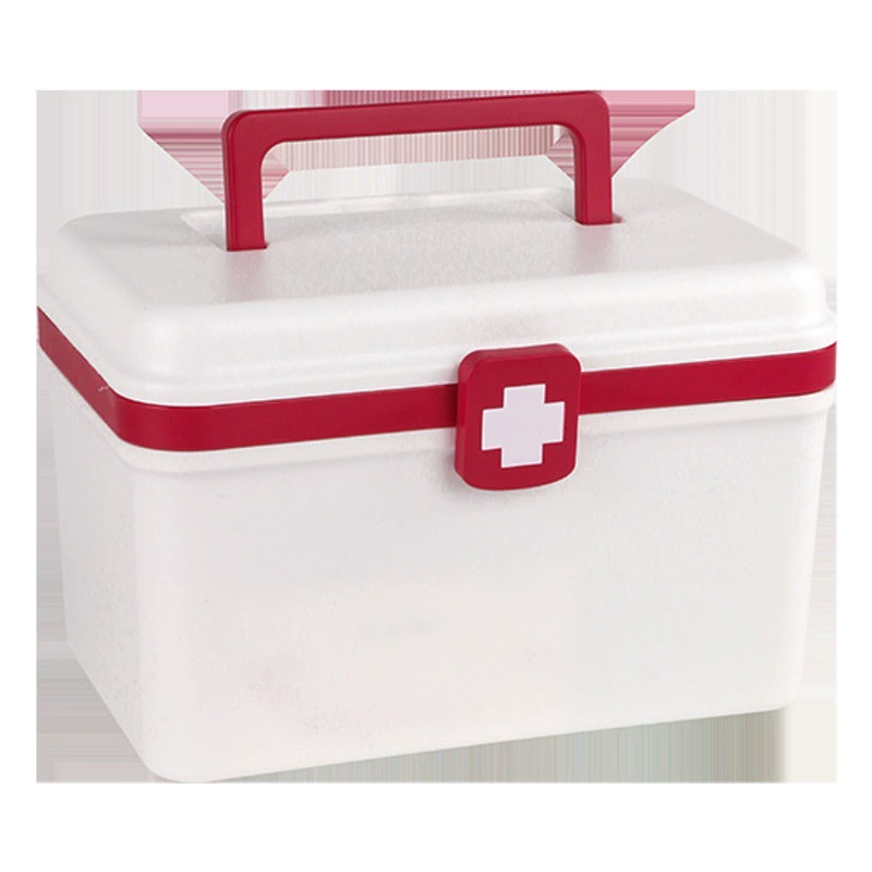 Фармацевтическая коробка Домашняя медицинская коробка Большая емкость коробка для хранения лекарств Медицинская коробка первой помощи Многослойная аптечка логотипа можно настроить