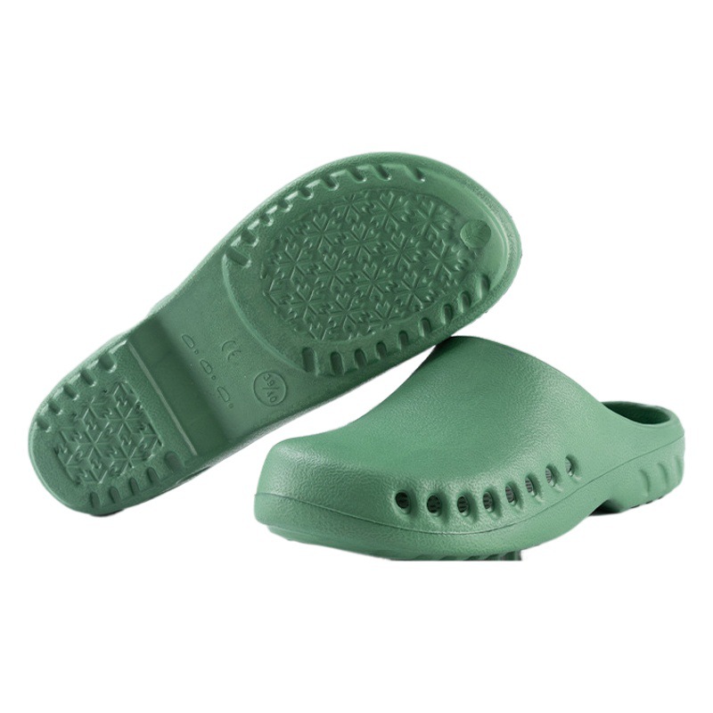 Factory direct sales surgical shoes operating room slippers laboratory slippers work slippers hole shoes Baotou slippers non-slip