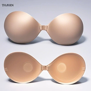 Adhesive Strapless Bra, Invisible Nipple Covers, Thickened Pads, Sizes A–B, Various Packaging