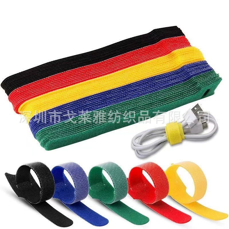 Неэтикетированные кабельные стяжки с Velcro
