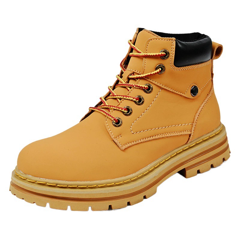 2024 осень-зима новые ботинки больших размеров 4546 из воловьей кожи в стиле ретро, ботинки Martin в британском стиле, Уличная обувь для инструментов, мужская обувь