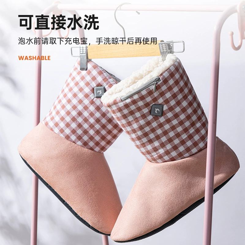 Хит продаж: перезаряжаемые утепленные ботинки для зимы, умные электрические ботинки с подогревом, обувь с функцией обогрева и согревания, женские грелки для ног