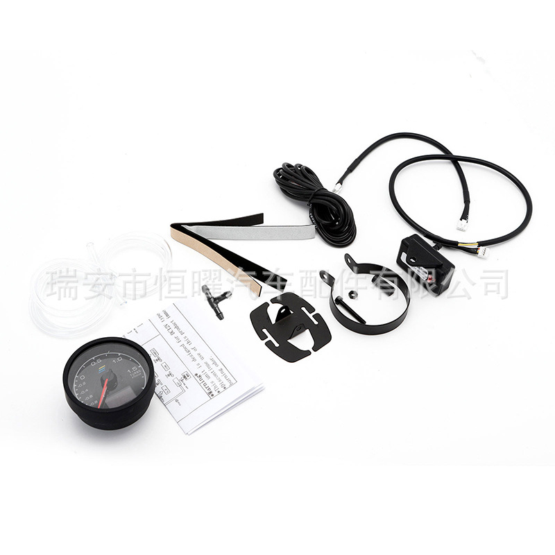 Car Modification Instrument Greddi Water Temperature, Engine Speed, Oil Pressure, Turbocharger Voltage, Vacuum, and Exhaust Temperature Multifunctional Vehicle Gauge