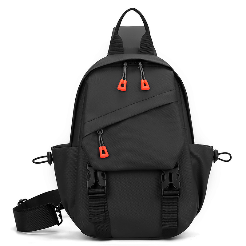 Bolso de pecho de moda transfronteriza, moda de montar para hombres, bolso de mochila multifuncional, bolso de hombro deportivo de ocio de gran capacidad.