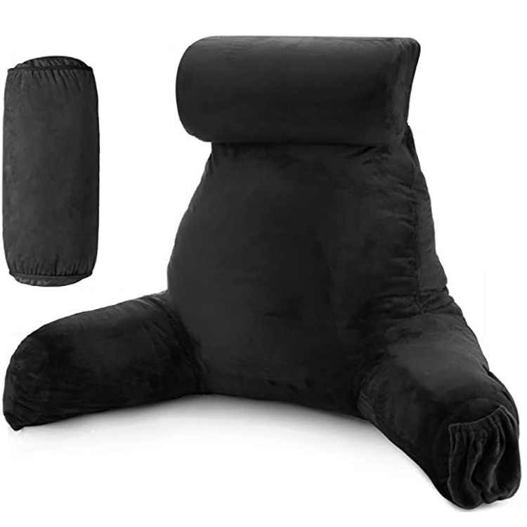 Suministro directo de fábrica de almohadas de espalda de Amazon transfronterizas, almohadas de lectura, esponjas rotas súper suaves, relleno de dos almohadas pequeñas