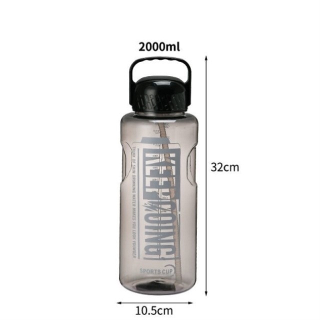 낙하 방지) 블랙 2000ml 약 4kg 물 _ %