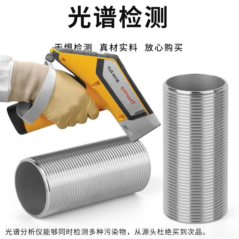 304不锈钢外丝空心管通全丝加长穿板接头全牙螺纹杆4/6分1/2寸|undefined
