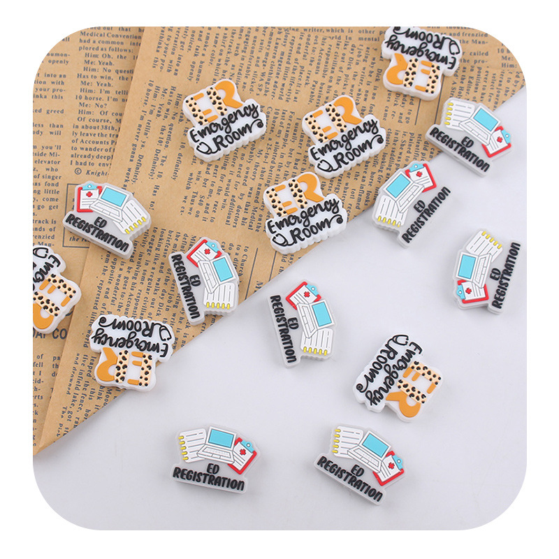 Productos creativos para bebés DIY dibujos animados registro único sala de emergencias joyas de silicona para bebés tetas cadena de dientes molares pulsera de goma de diente