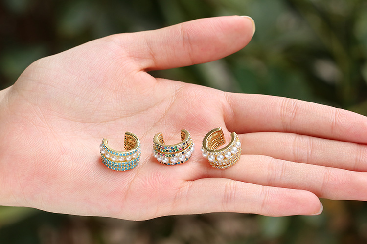 Geometric Pattern Copper Plating Geometric Zircon