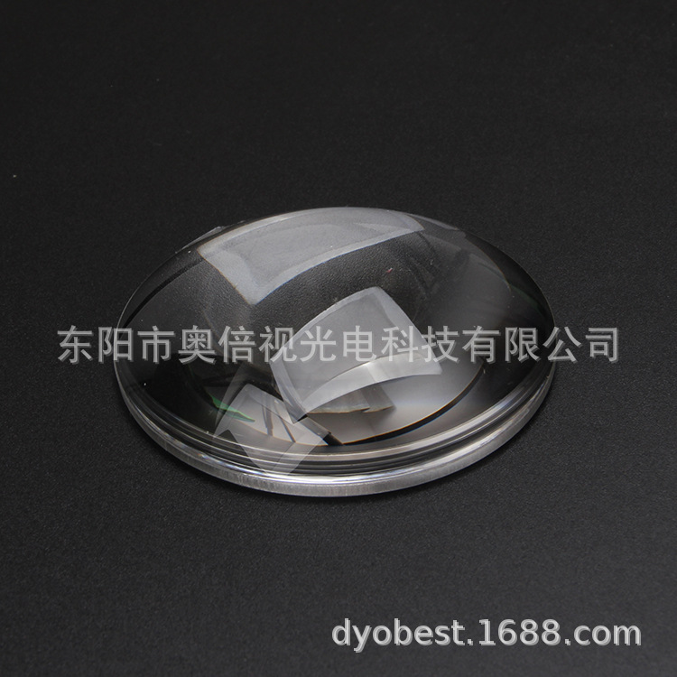 48mm高品质PMMA亚克力平凸透镜 高倍放大镜聚光镜片