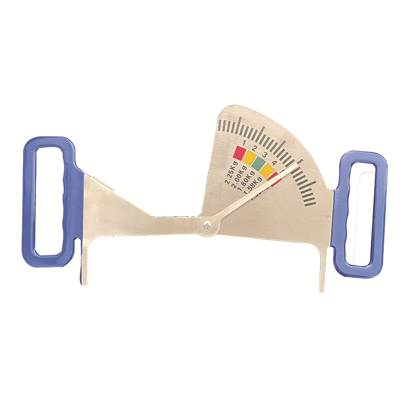 Calibrador de alimentación de acero inoxidable para cerdos regla de gestión de alimentación para cerdos condición de alimentación dispositivo de guía de medición regla de grasa de la cerda embarazada