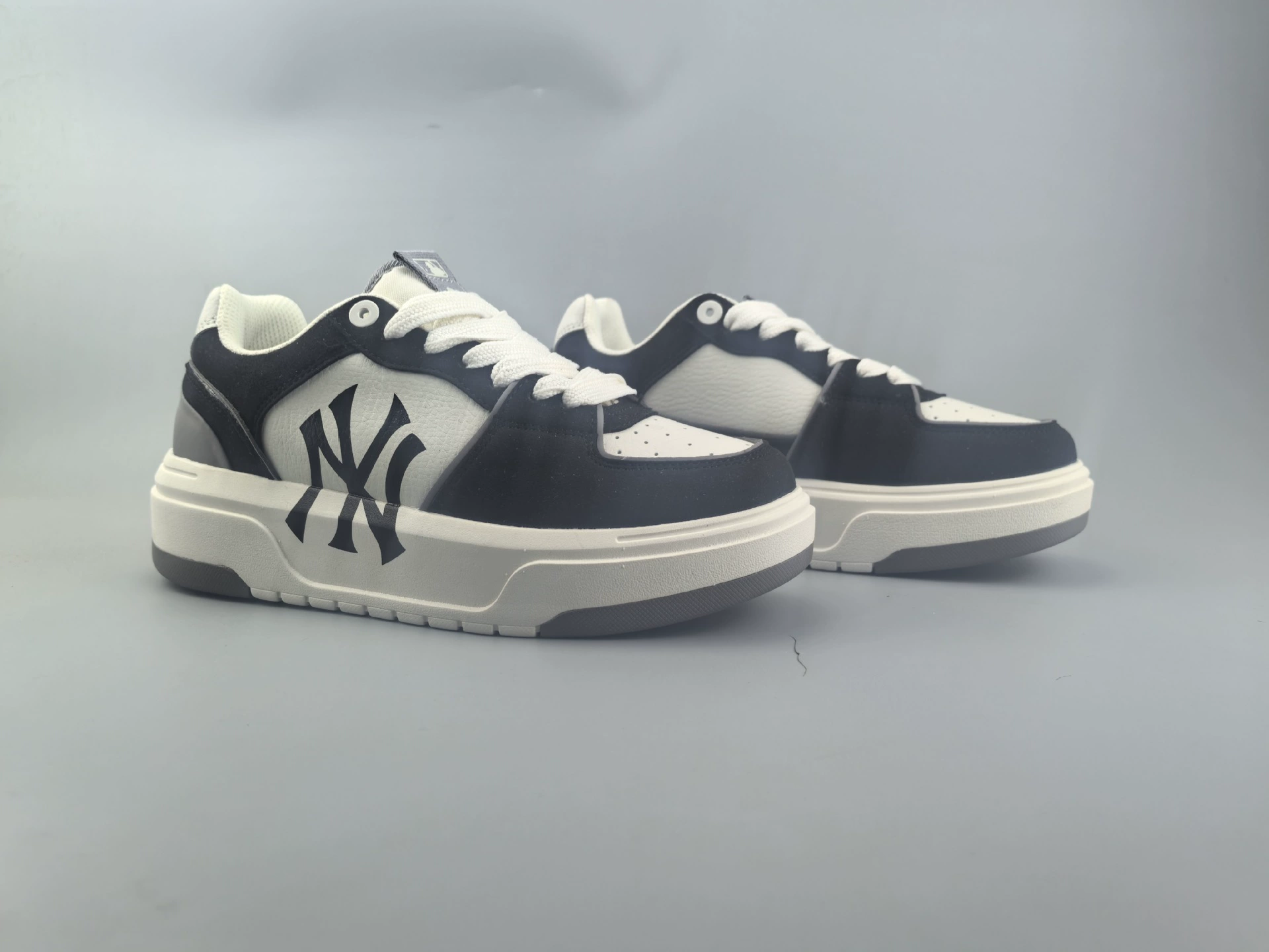 Потомковые MLB chunky liner basic NY ретро принт старшие туфли светлый тренд бренд старшего стиля