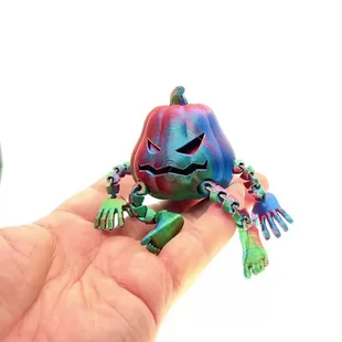3D-фигурки семейства тыкв на Хэллоуин