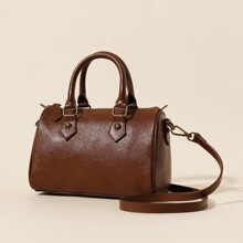 新款时尚百搭单肩女包经典波士顿真皮斜挎包休闲牛皮手提包包严选