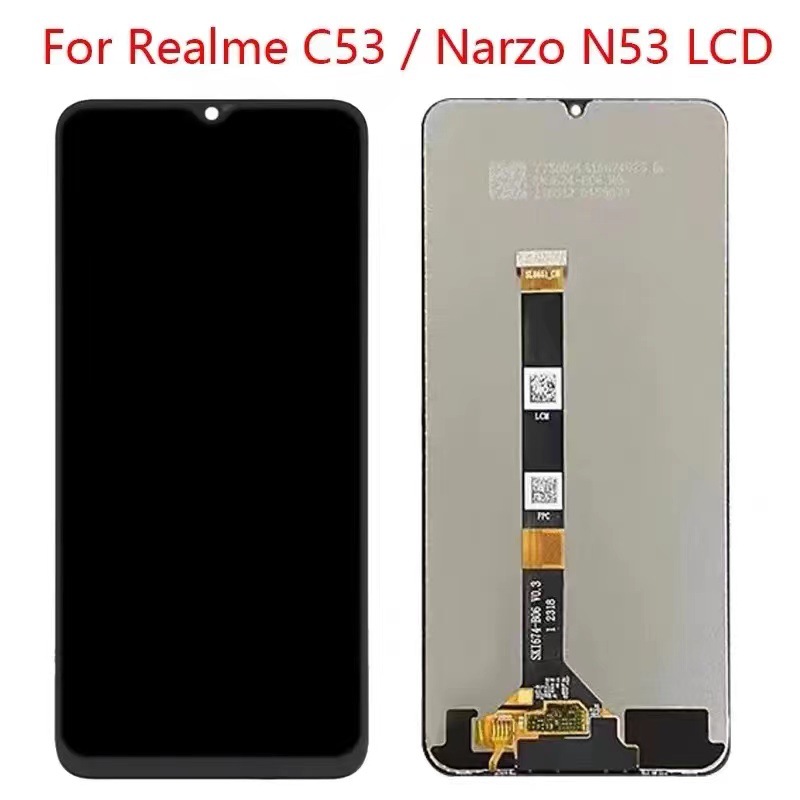 For Realme C53 screen assembly real me C51C36 LCD screen Realme N53 screen assembly