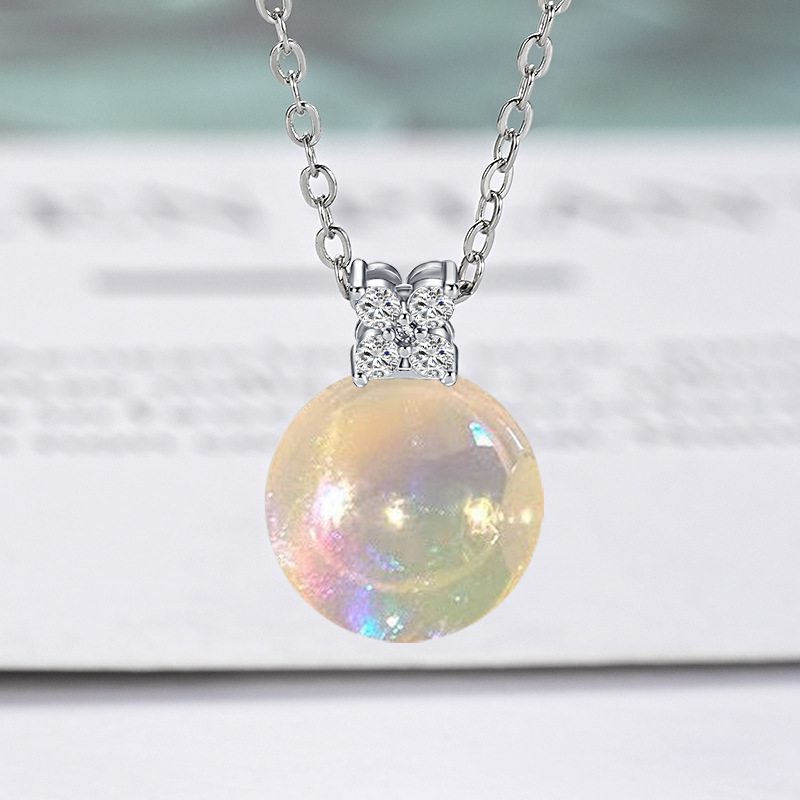 X16 model [Mermaid Colorful White] silver pendant/without chain