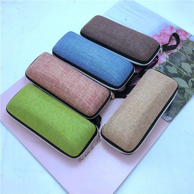 new pattern Linen fresh EVA Box Hanwenyi Sunglasses glasses case men and women Portable fashion storage box