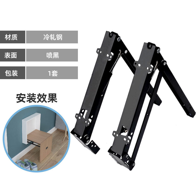 Buffer de suministro directo de fábrica Taburete plegable para cambiar zapatos Gabinete de zapatos Baño montado en la pared Taburete de zapatos Silla de entrada
