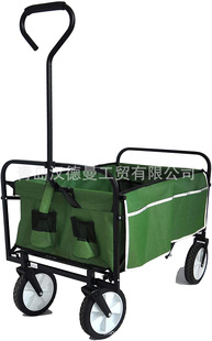 Practical folding cart garden cart shopping cart beach buggy