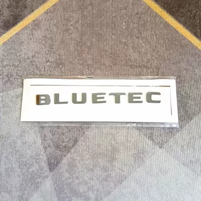 Hood Black Car Logo Blackening, Car logo - premium-version-matte-black-bluetec