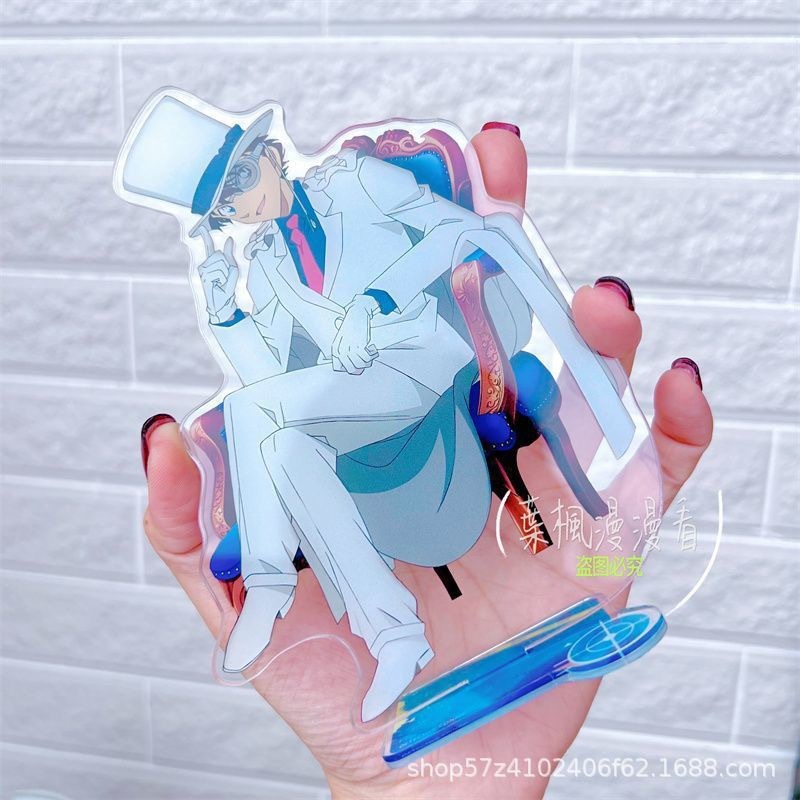 名探偵コナン スタンドアップ 怪盗キッド 江戸川コナン 両面シングルプラグ アクリルオーナメント|undefined