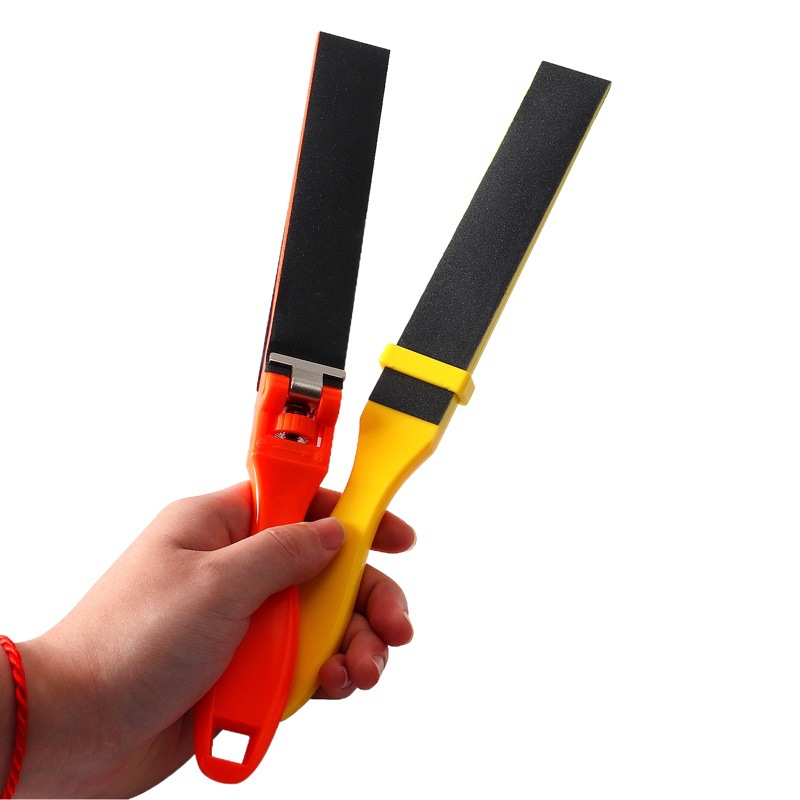 Papel de lija clip roll bar manual de papel de lija clip de papel de lija de plástico papel de lija mano empuje Super feel papel de lija rollo bar pulido