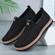 Shoes Men's Casual Shoes Spring New Slip-on Old Beijing Cloth Shoes Fly-Woven Breathable No-Stink Feet All-Match Men's Shoes