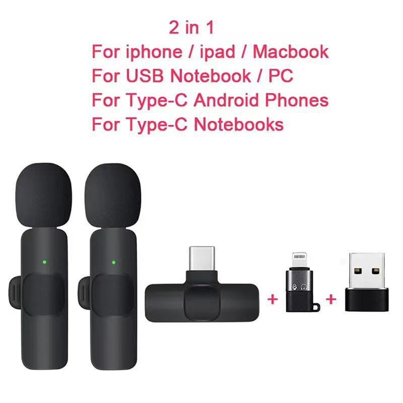 Micrófono de collar inalámbrico transfronterizo K9 nuevo modelo privado de transmisión en vivo de video corto al aire libre micrófono de radio K1