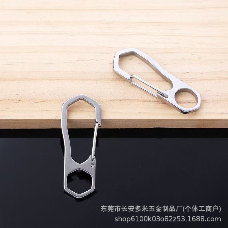 厚さ 3.0 ミリメートル屋外防錆キーホルダーステンレス鋼ペット犬バックルウェビングロープハードウェアアクセサリースナップフックバックル|undefined